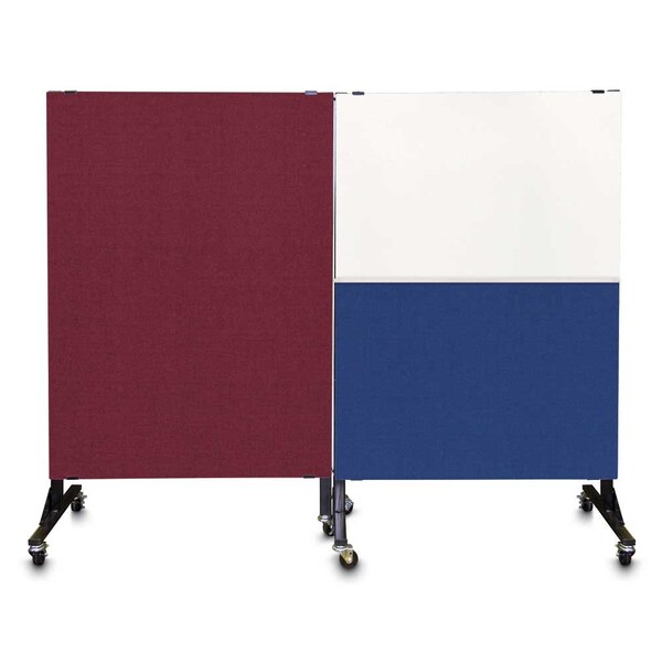 United Visual Products Sliding Door Indoor Enclosed Corkboard, 4, UV9001ACS-BLACK-SURF UV9001ACS-BLACK-SURF - main